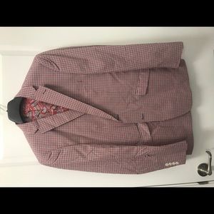 Men’s gingham sports coat